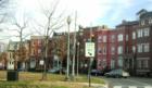 While the two houses to the far left were built before the Civil War, the rest were built in the 1990's as condominiums.