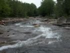 A picture of the creek where everyone goes swimming