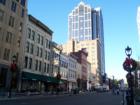 The Wachovia Bank tower is a Raleigh landmark.