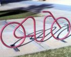 Innovative Bike Parking System It just shouts "here is where you chain your Bike"