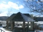 Picnic area near Hudson River at the CIA - Hyde Patke