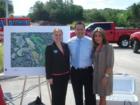 Patricia Zars & Ken Fores of Newmark Homes attend the official press conference on June 1, 2007 in Cibolo Canyons officially announcing the construction of the JW Marriott Resort & Spa and the two chapionship TPC Golf Courses.