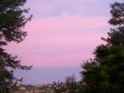 Dramatic sunset-lit sky in La Costa, Carlsbad
