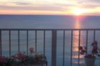 winter sunset on Panama City Beach, FL