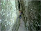 Fat Man's Squeeze at Rock City in Lookout Mountain, Georgia. It is a common misconception that Lookout Mountain and Rock City are in Tennessee. Close but not correct. Portions of the area are in Tennessee but not Rock City.