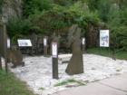 Unique iron sculptures by artist Marsh Lega are surrounded by descriptions of Joliet's history as the "City of Stone and Steel". This fabulous display is located in Bicentennial Park.