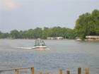 boating on Lake McQueeney