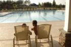 Relaxing by the community pool, only a short walk from home.  Chapel Ridge is the perfect place to enjoy a resort lifestyle everyday!