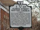 Alfred Street Baptist Sign