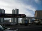 The Las Vegas monorail taken from Sahara and Paradise January 2007.