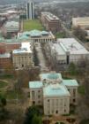 Great view of Capitol Building (foreground) and Archdale Building (background) from The Cardinal Club.