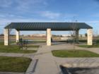 Picnic pavillion for residents to use at Hunters Crossing, Bastrop, TX