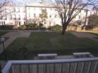 The courtyard at Harbour Square looking at the historic townhouses of Wheat Row in Southwest DC.