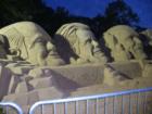 Myrtle Beach Republican Candidates Sand Sculpture