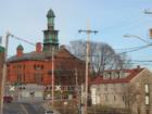 Courthouse on Main St, view from River Plaza