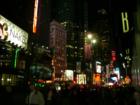 Broadway at night