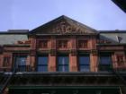 This is the roof line of an early 19th century loft building on Broadway in lower Manhattan.