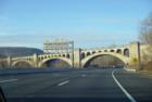 RT 80 West, Traveling near the Delaware Water Gap area.  I just love the high peaked mountains...this was a neat looking bridge I wanted to share.