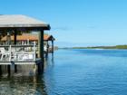 View from a residential dock on the intracoastal waterways