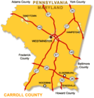 Westminster is the County Seat for Carroll County, MD.  Copyright 2005 Lenn Harley