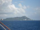 Diamond Head from the Hawaii Superferry.
