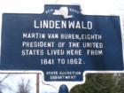 Historic marker Lindenwald- Kinderhook