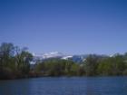 Snow-capped Big Horn Mountains near Sheridan, WY