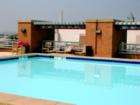 a rooftop pool in Penn Quarter