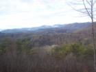 North view toward Balsam Mountains from East Rogers Road 