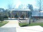 Picnic tables located at Kiwanis Park in Wake Forest.  Pack a lunch and let the kids play!