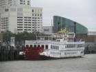 The Creole Queen, docked at Canal Streeet in New Orleans
