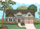 The Monterey. The first Model Home being built. Home plans were designed exclusively for Oakwood Village at Lewes.