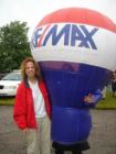 Maria LiMandri-Vaagen in the Homer Glen Fourth of July Parade 2007.  It rained but her crew were troopers.  