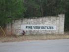Entry to Pine View Estates