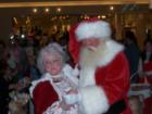 Mr & Mrs Claus at the annual breakfast with Santa at Washington Square. 