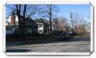 Typical Street scene from the single family neighborhood of the Highlands. White Plains, NY 10605
