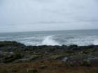 Trying to spot some whales of the Oregon coast. Saw one in the distance, but got a better show from the waves this day.