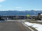 A view of the front range mountains from the Westridge Village Neighborhood of Highlands Ranch, CO. This photo was taken from Plum Valley Park - which has numerous Highlands Ranch homes along the park with fantastic views.