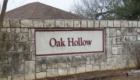 Oak Hollow entrance from Jones-Maltsberger