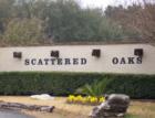 Scattered Oaks entrance off of Jones-Maltsberger.