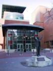 Herb Brooks statue in front of the River Centre, across from Rice Park in Saint Paul