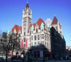The stately Landmark Center in Saint Paul resembles a castle.