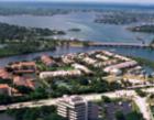 Aerial picture of Jupiter Harbour, Marina and proximity to Jupiter Inlet.