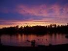 Swains Lake sunset Barrington NH