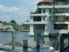 Condos built over the water in Naples