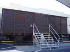 Holocaust Train Car at the Naples Depot.