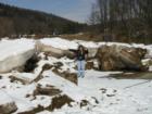 Ice break, Delaware River, Narrowsburg, March 2003