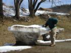 Ice "table" at Narrowsburg, NY