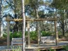 Swings Along Walking Trail Overlooking the Marshes of Battery Creek