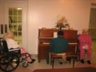 Impromptu concert at Loris Extended Care Facility - the oldest one there was 109 years old!!!